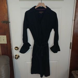 Merona Long Sleeve Black Dress 14